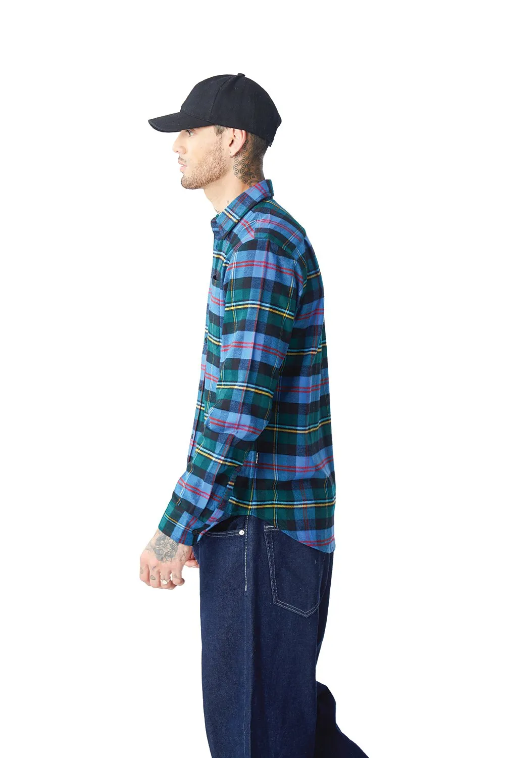 Blue Forest Plaid Regular Fit Shirt