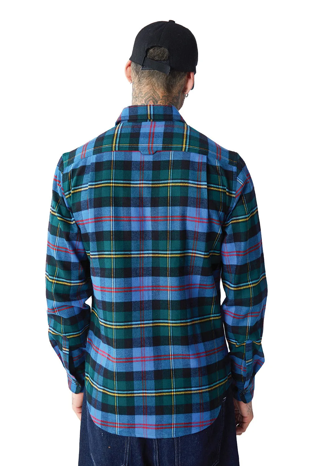 Blue Forest Plaid Regular Fit Shirt