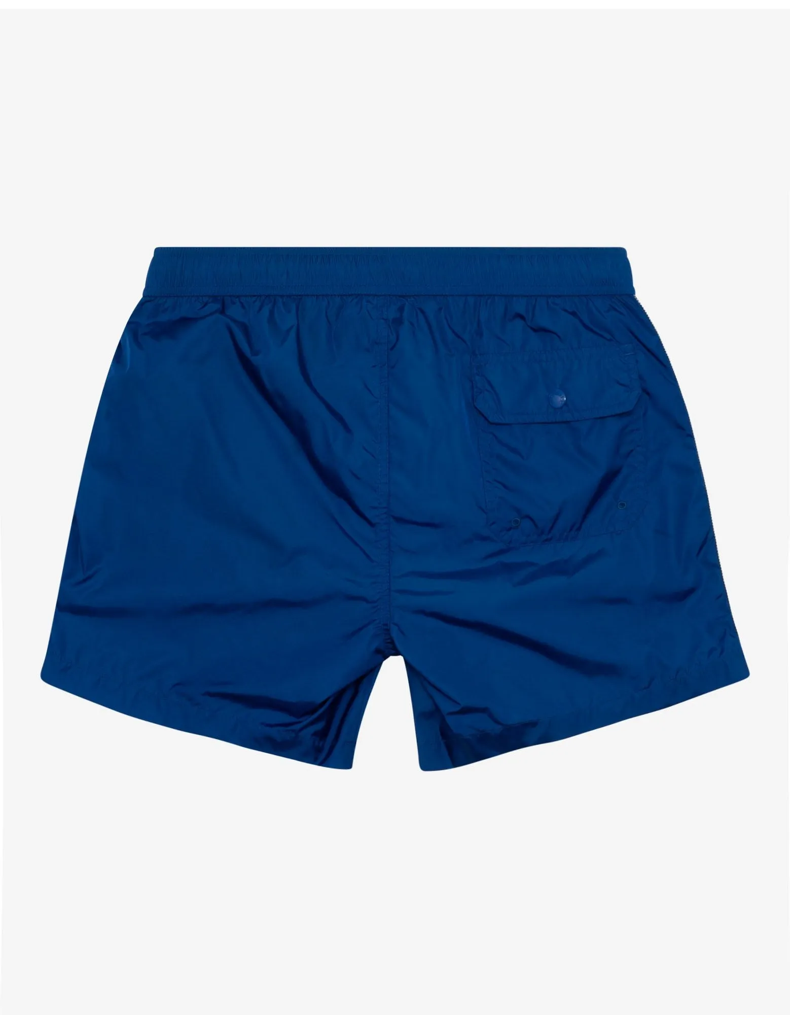 Blue Tricolour Seam Swim Shorts