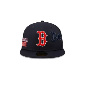 Boston Red Sox Script 59FIFTY Fitted (Navy)