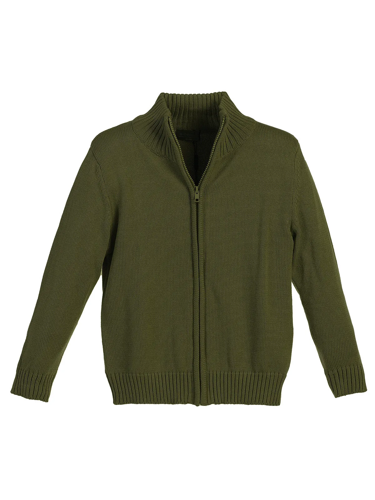 Boy's Full Zip Cardigan Sweater