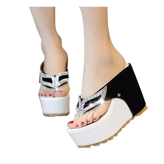 Brand Women Shoes Thick Bottom Platform Flip Flops