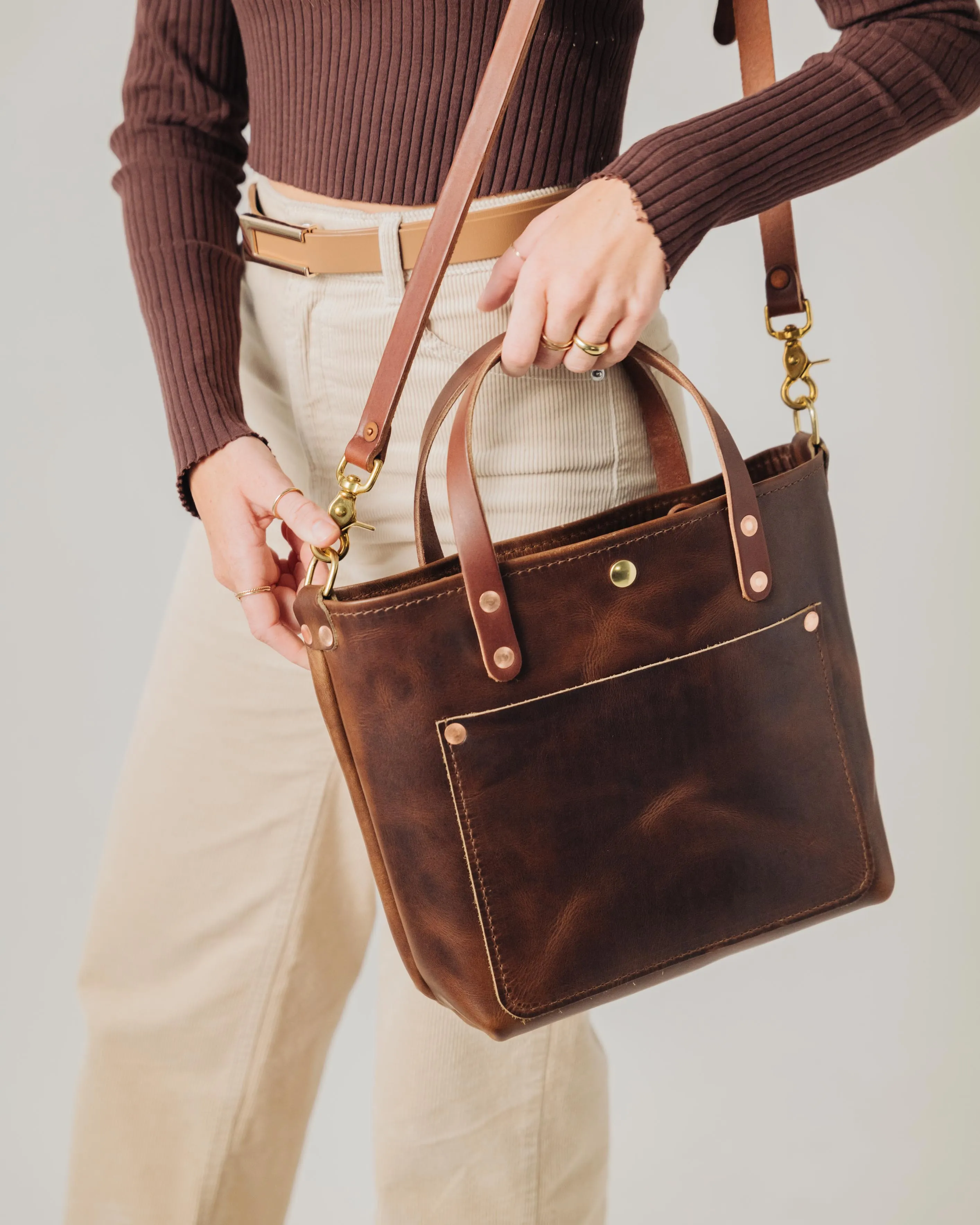 Brown Dublin Mini Travel Tote