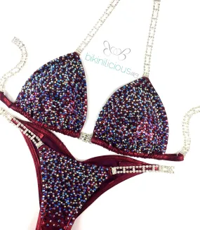 Burgundy Competition Bikini Rental