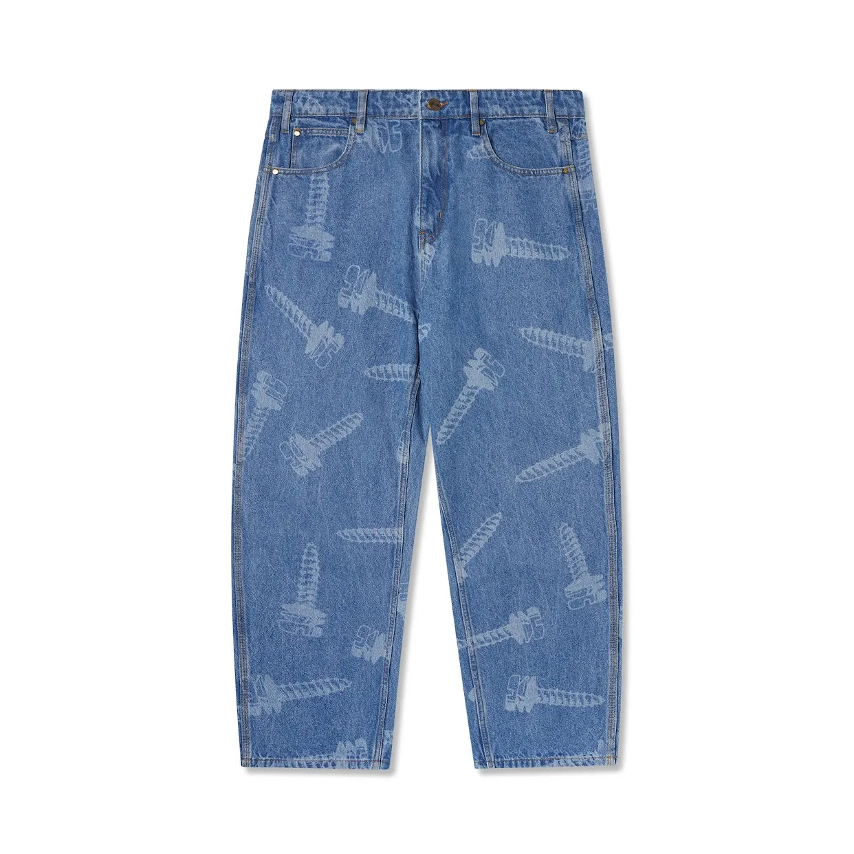 Butter Goods Screw Denim Jeans - Washed Indigo