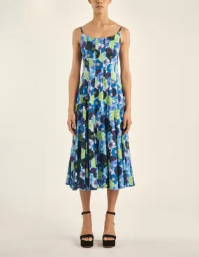 Cami dress in Multi Color Bursting Peony