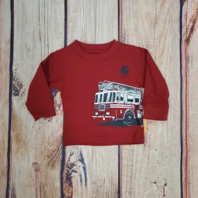 CARHARTT LONG SLEEVE FIRE TRUCK TSHIRT