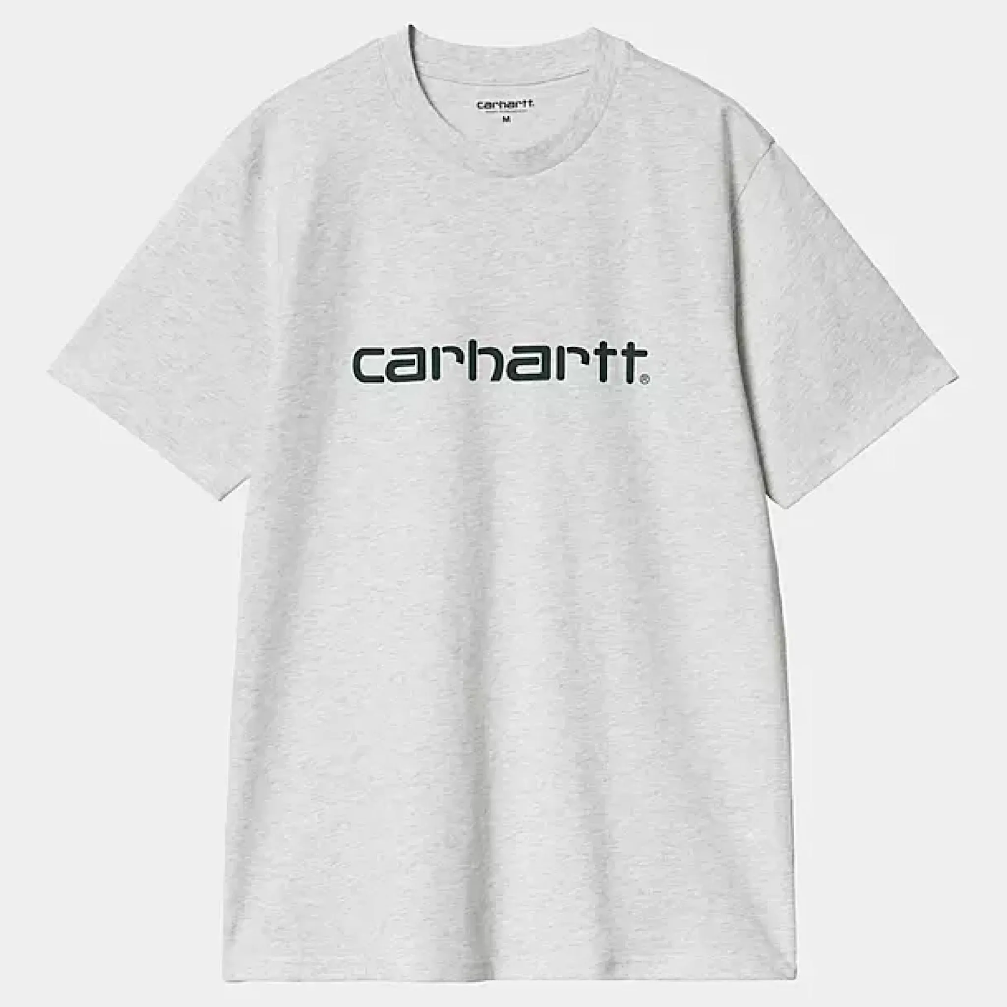 Carhartt WIP - Script T-Shirt - Ash Heather / Duck Blue