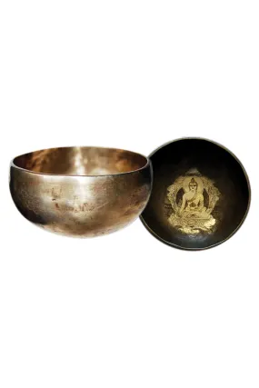 Carved Buddha Singing Bowl