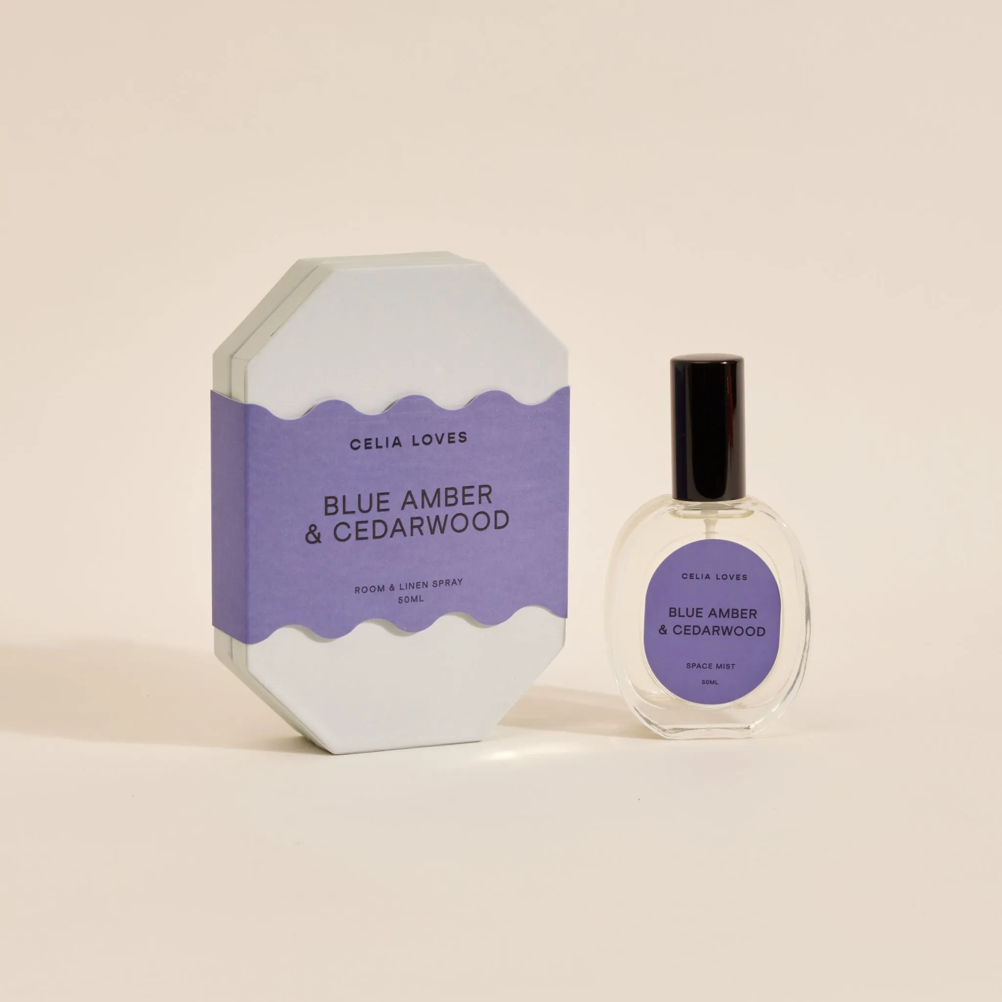 Celia Loves Room Spray Blue Amber & Cedarwood