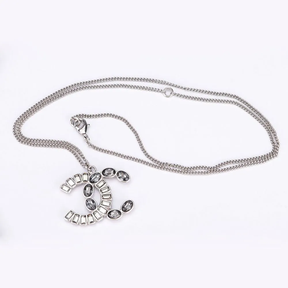 Chanel CC Rhinestone Bejewel Necklace