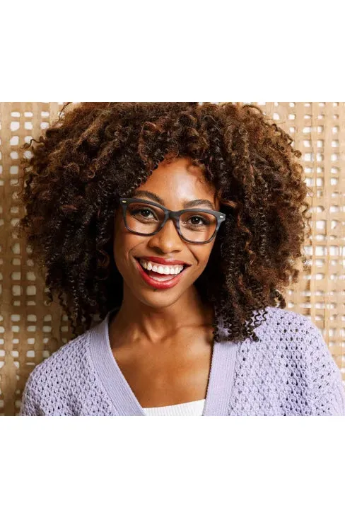 Charcoal Blush Blue Light Reading Glasses