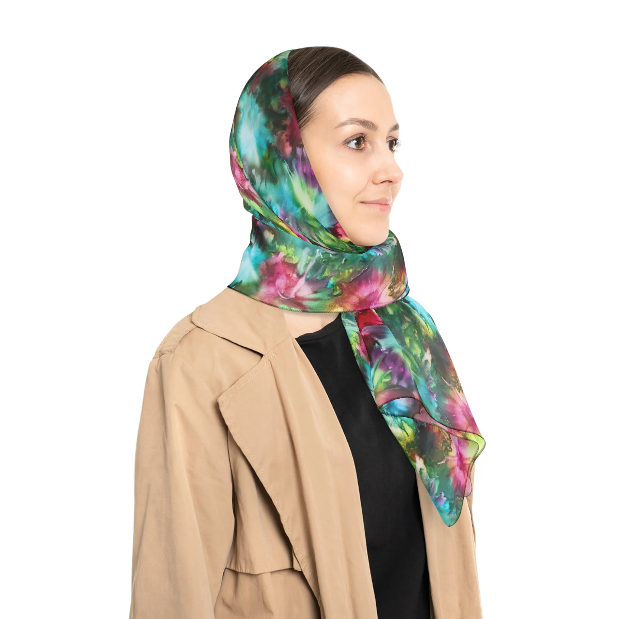 Chiffon Scarf - Angel Print