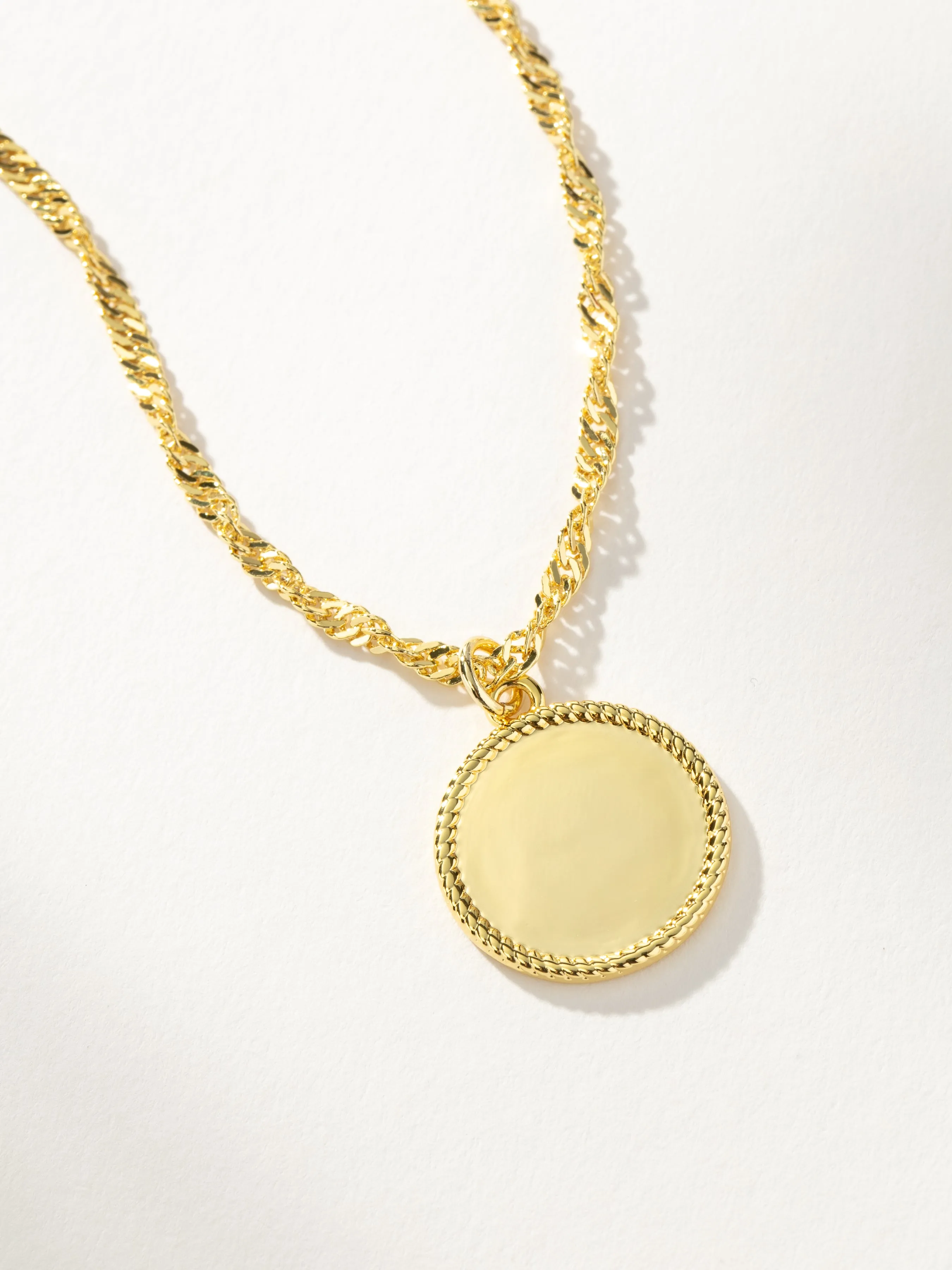 Circle Pendant Necklace