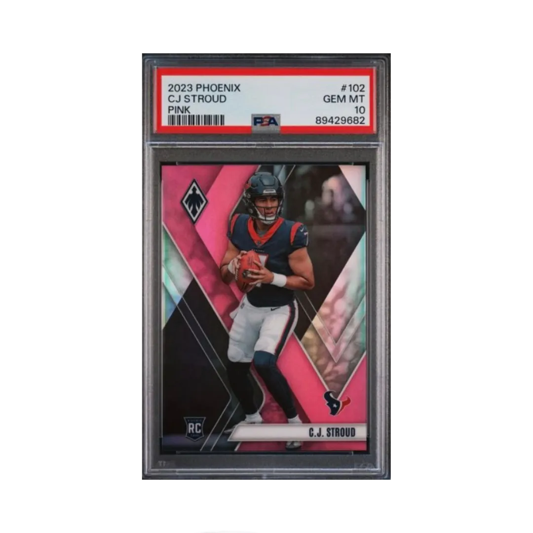 CJ Stroud PSA 10 2023 Panini Phoenix Pink Rookie RC #033/199 #102