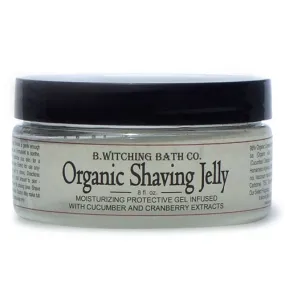 Clearance: Organic Shaving Jelly 8 oz by B.Witching Bath Co. Made in USA SJ505