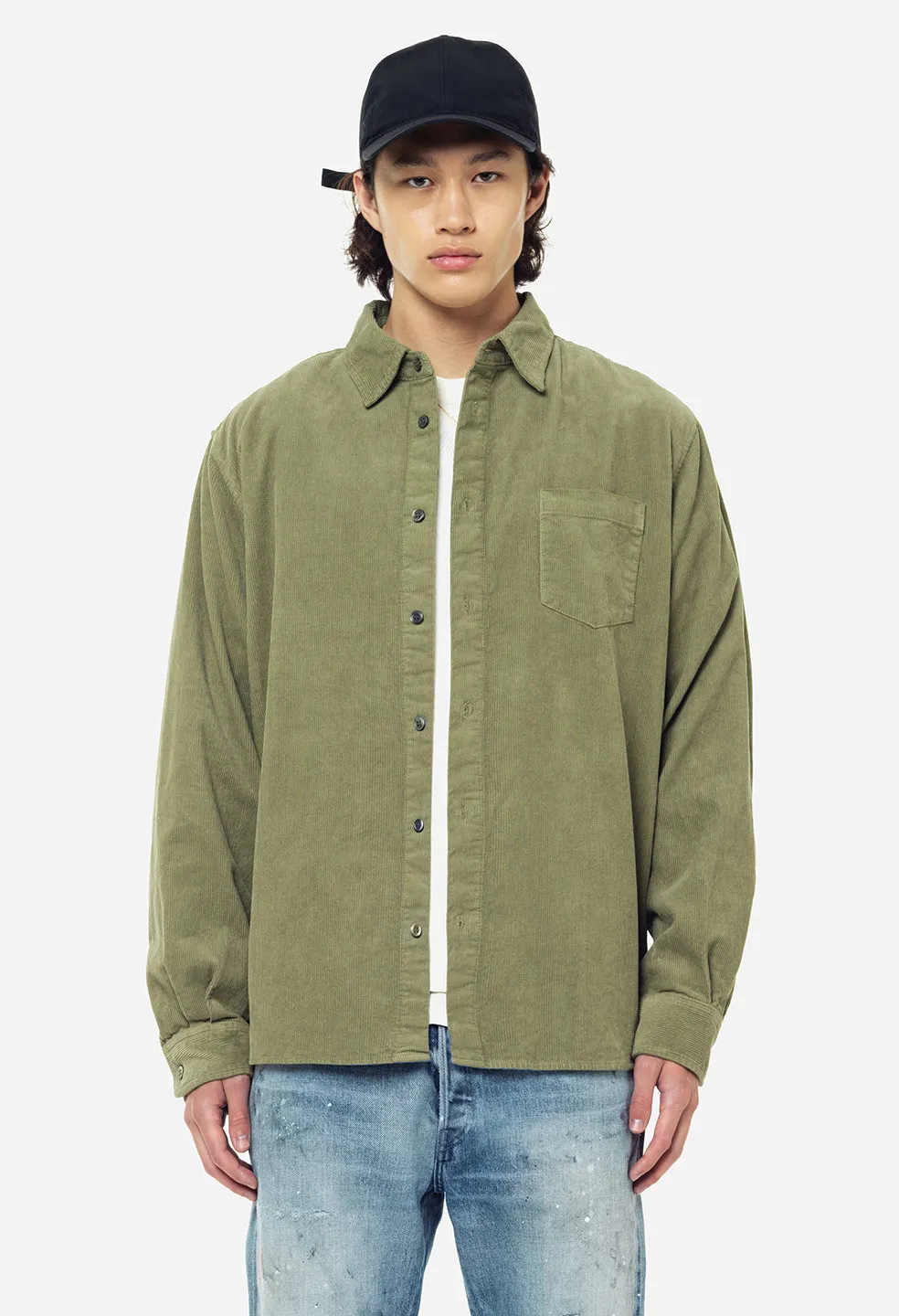 Corduroy Shirt / Olive