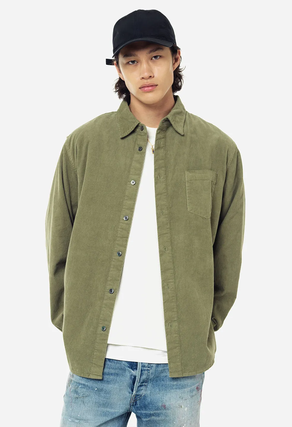 Corduroy Shirt / Olive