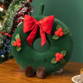 Cute Christmas Wreath Plushie