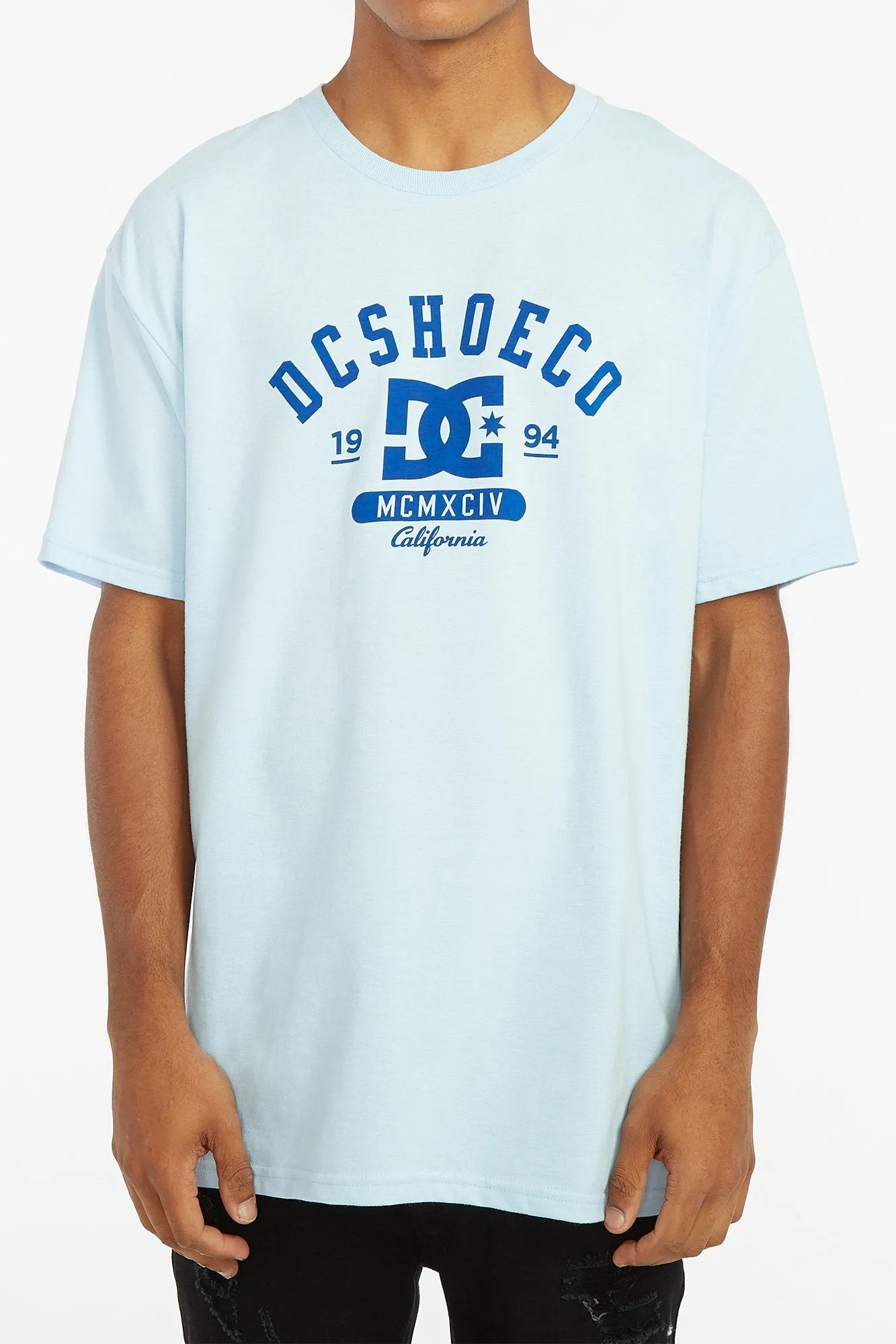 DC Guys Blue Flowker Short Sleeve Tee