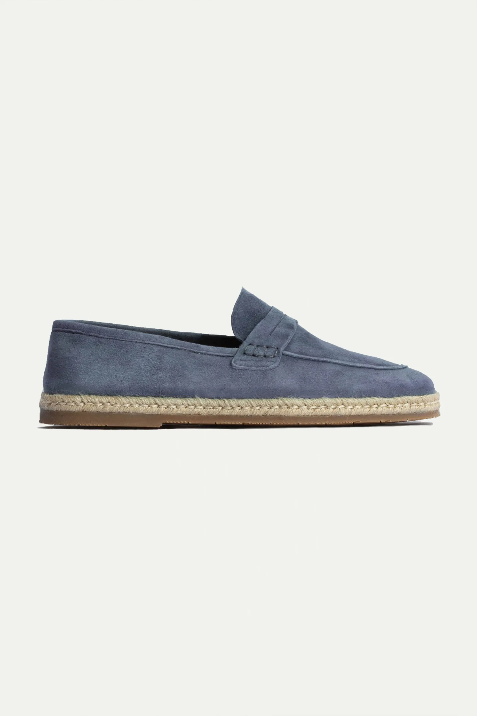 Denim suede espadrilles - Made In Italy