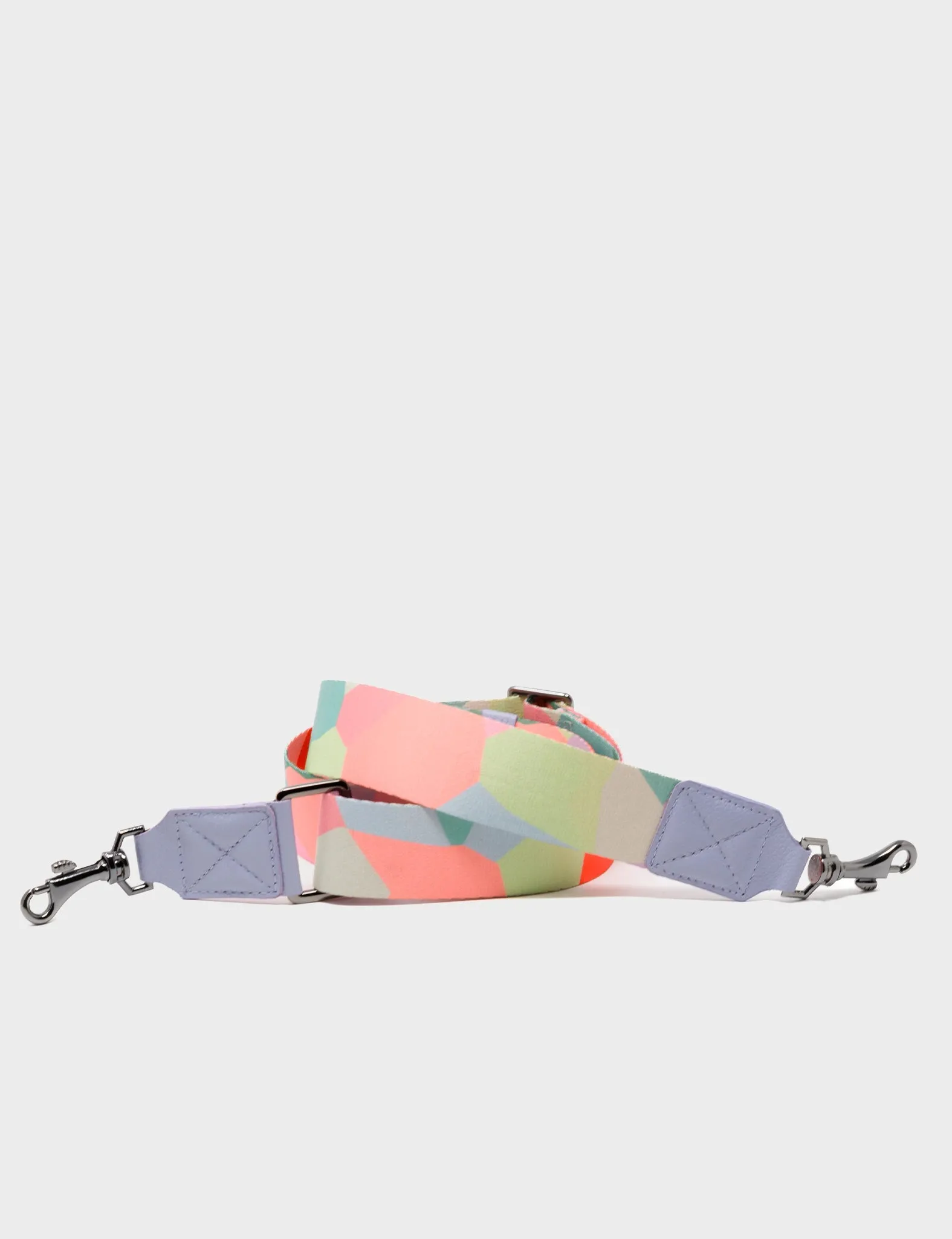 Detachable Crossbody Icelandic Blue Nylon Strap - Camo Dreams Design