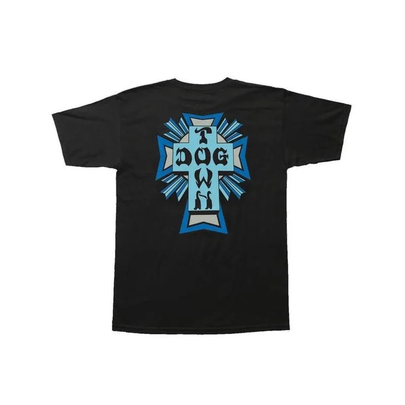 Dogtown Cross Logo T-Shirt black blue grey