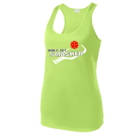 Don't Get Smashed (Colors Red Green Rainbow) Customizable | Women’s Racerback Tank | 100% Polyester