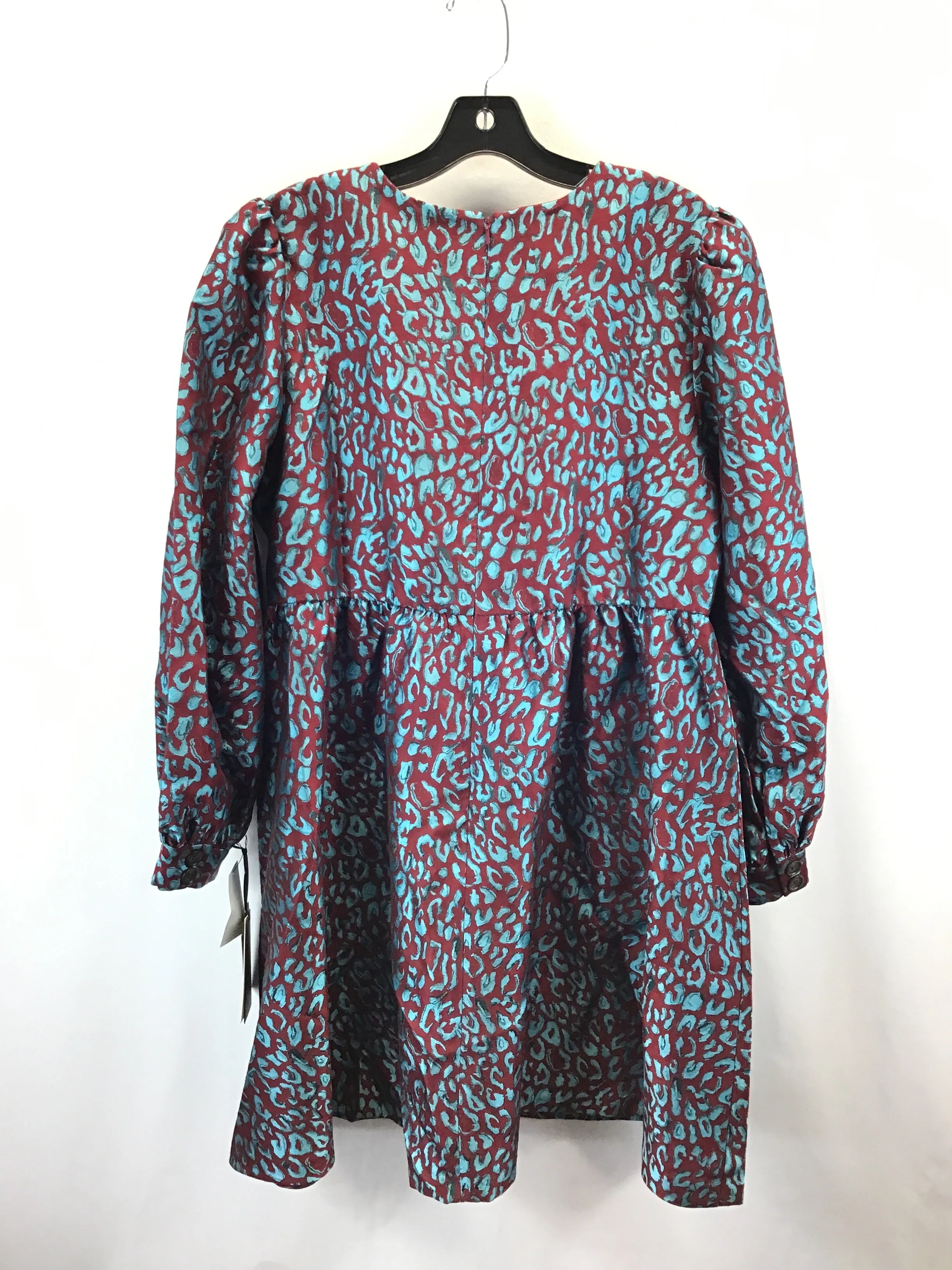 Dress Casual Midi By Halogen In Leopard Print, Size: L