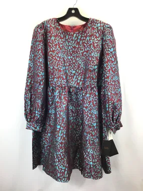 Dress Casual Midi By Halogen In Leopard Print, Size: L