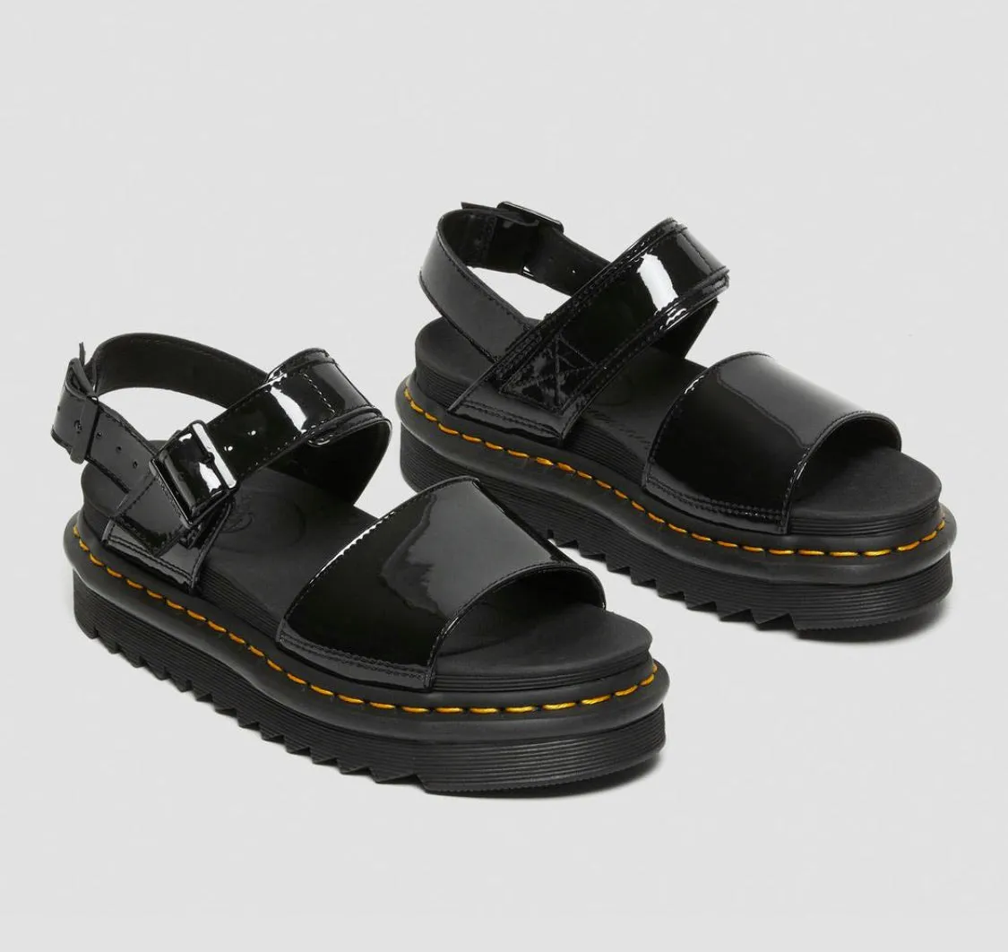 Dr.Martens Sandalen Voss Black Patent 25773001