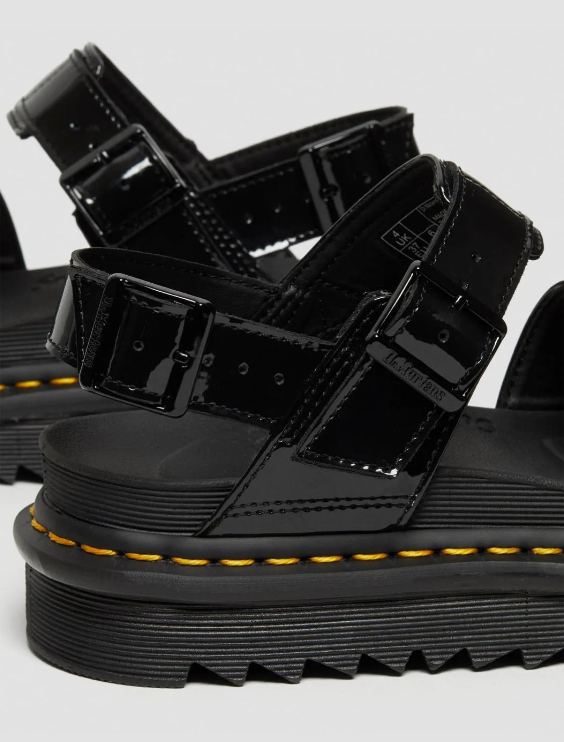 Dr.Martens Sandalen Voss Black Patent 25773001