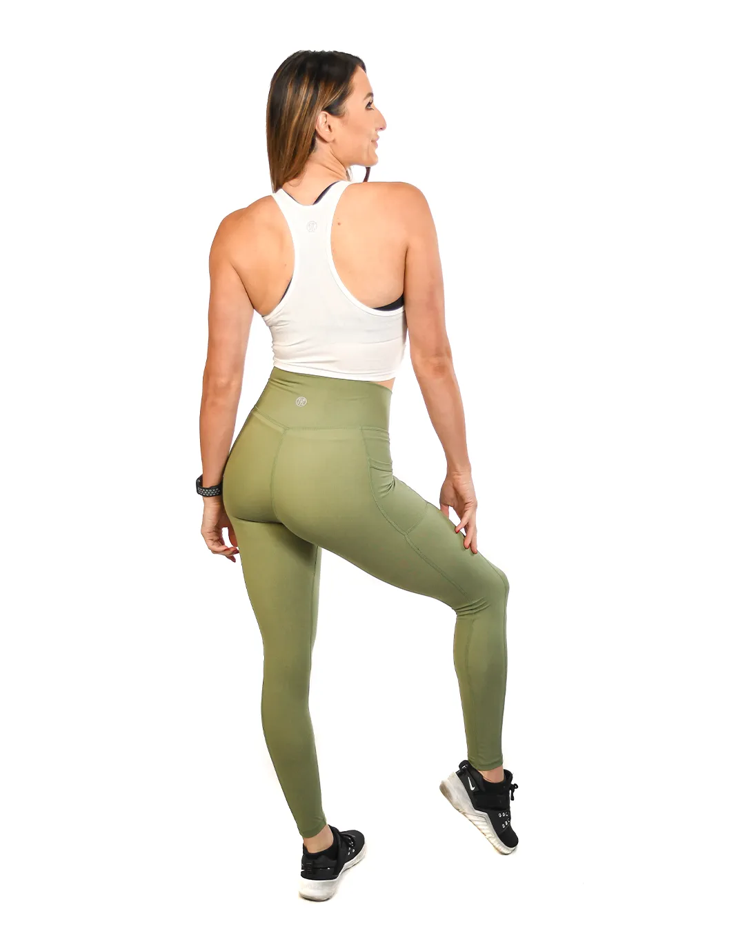 Effortless Vortex Pocket Leggings - Green Tea