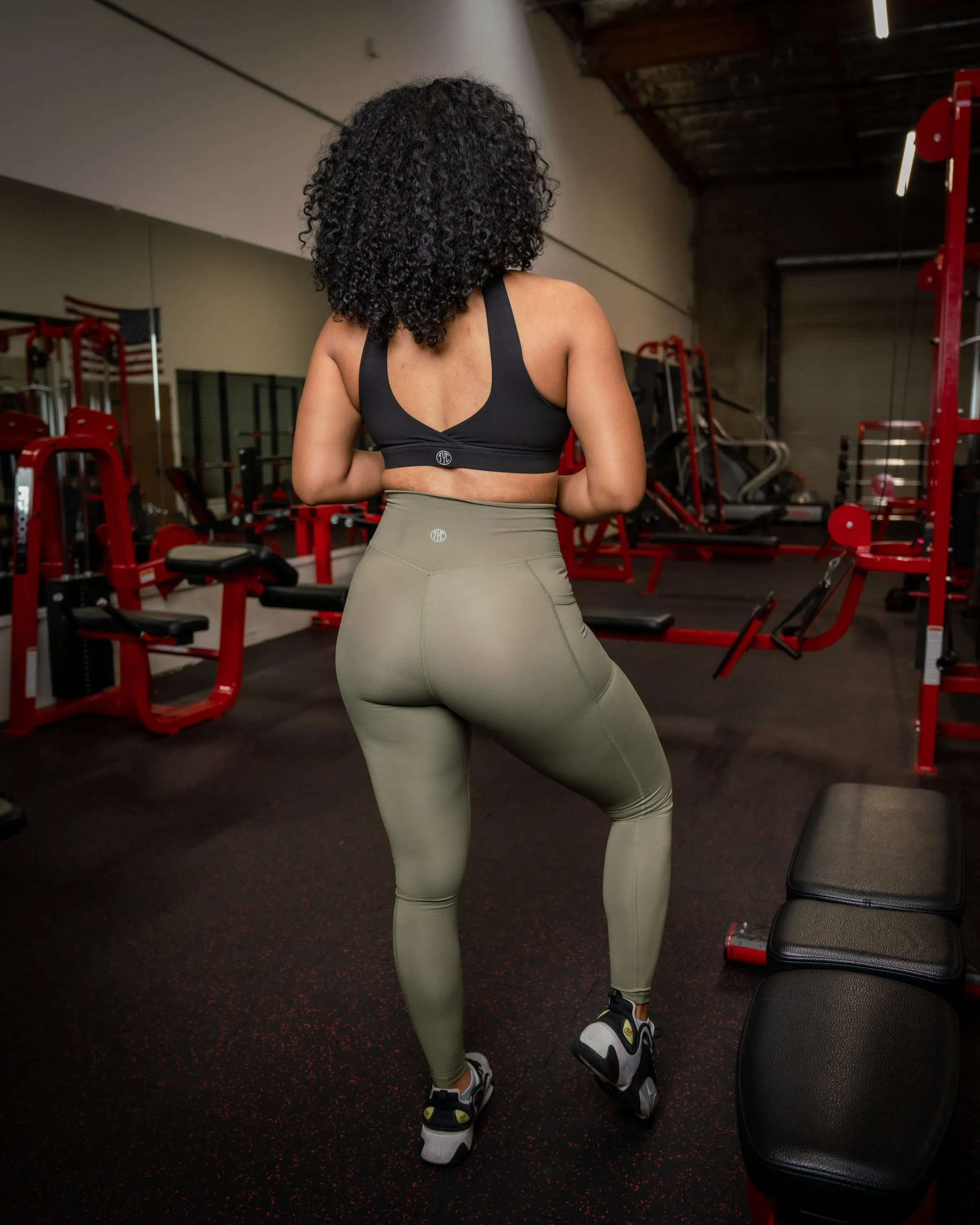 Effortless Vortex Pocket Leggings - Green Tea