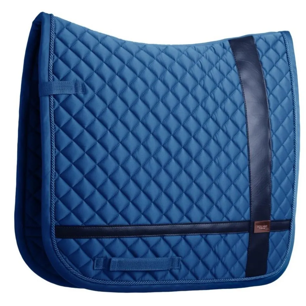 Equestrian Stockholm Dressage Saddle Pad Monaco Blue No Boundaries COB