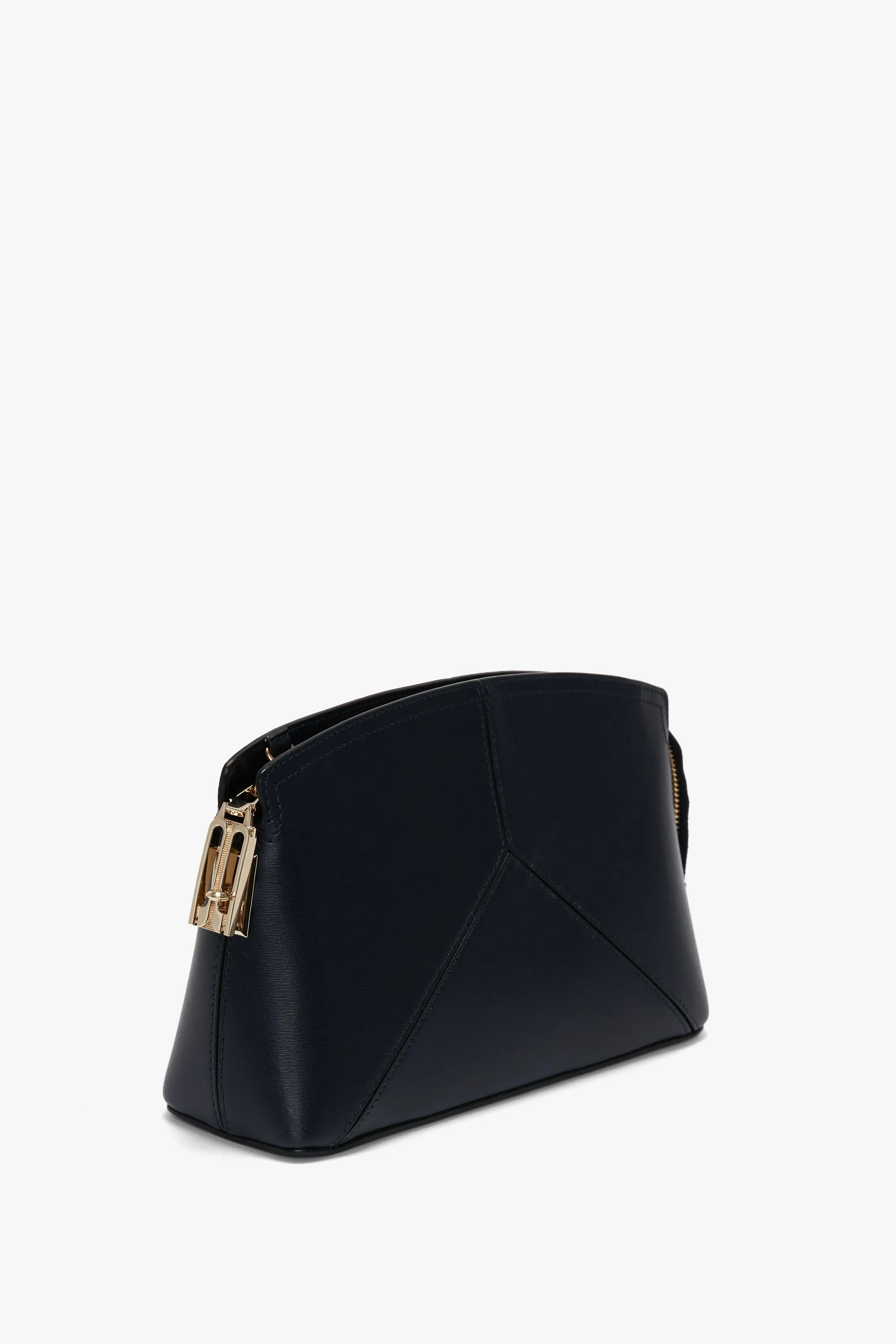 Exclusive Victoria Crossbody Bag In Navy Leather