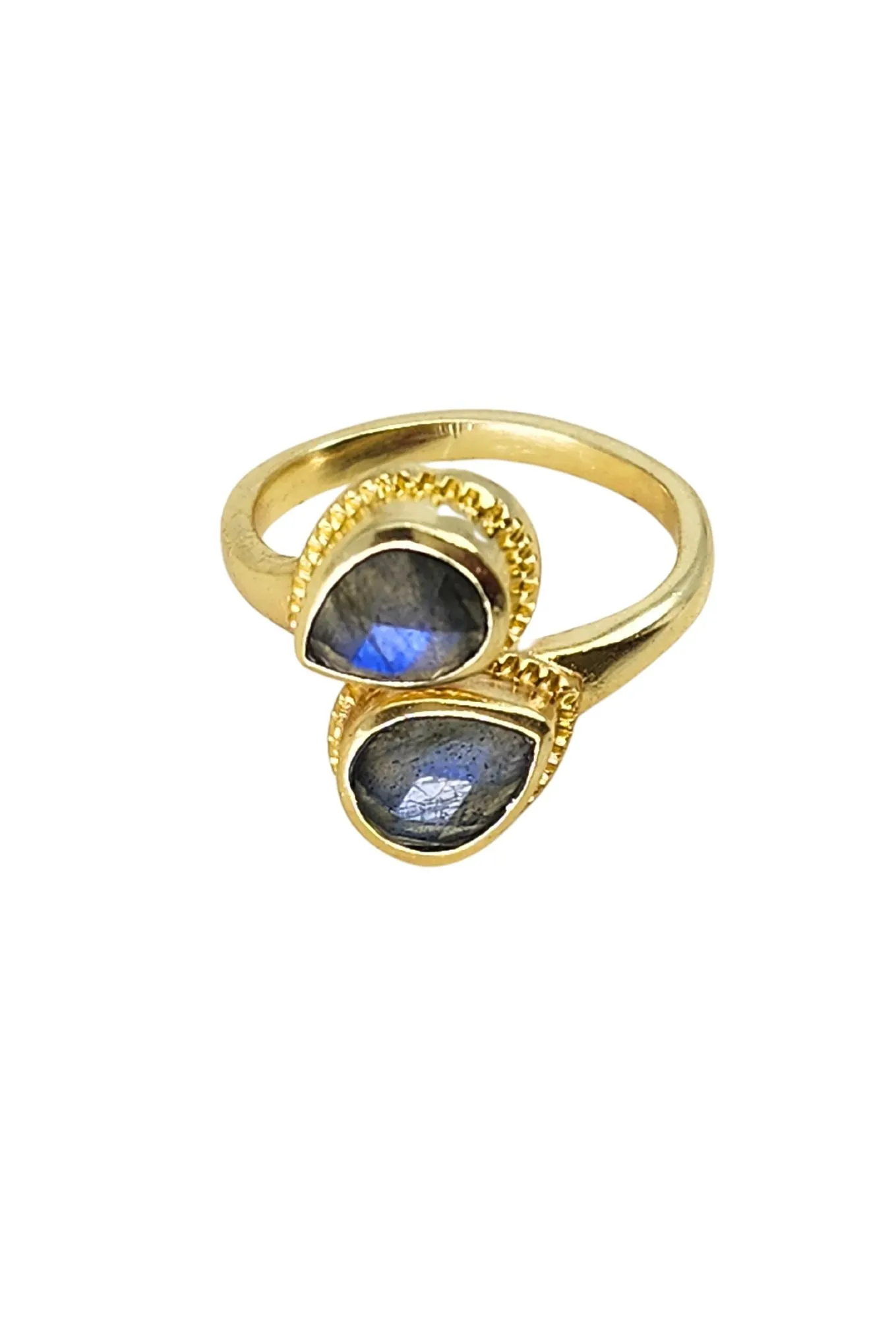 Fancy Labradorite Stone Ring