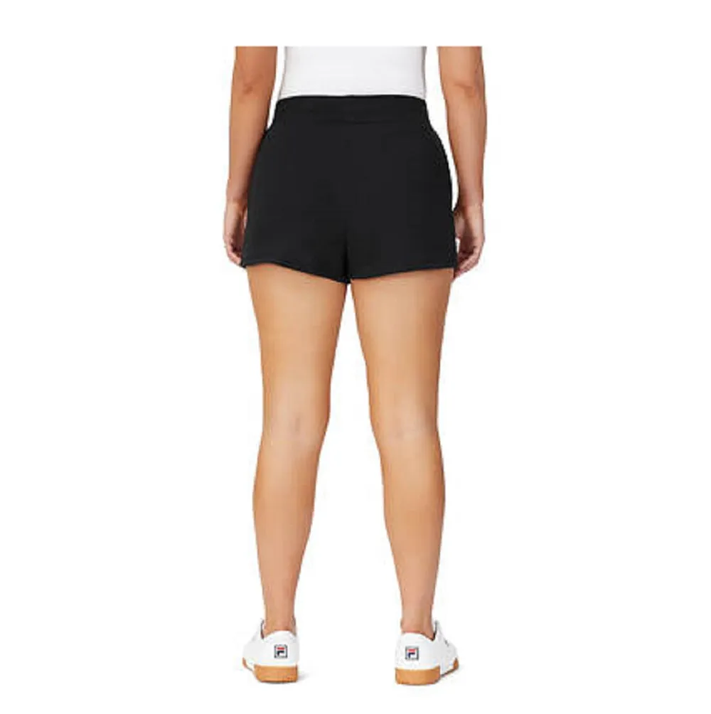 Fila Women's Diara High-Rise Shorts, Black, M