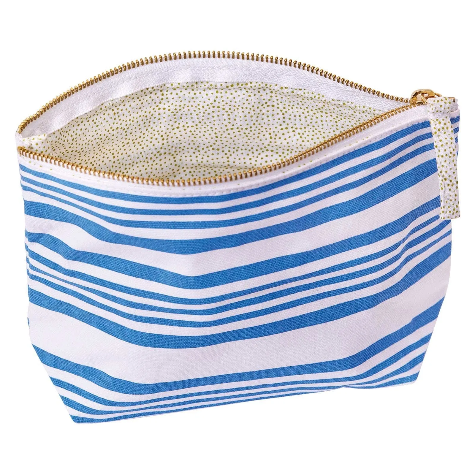 French Blue Stripe Medium Relaxed Pouch