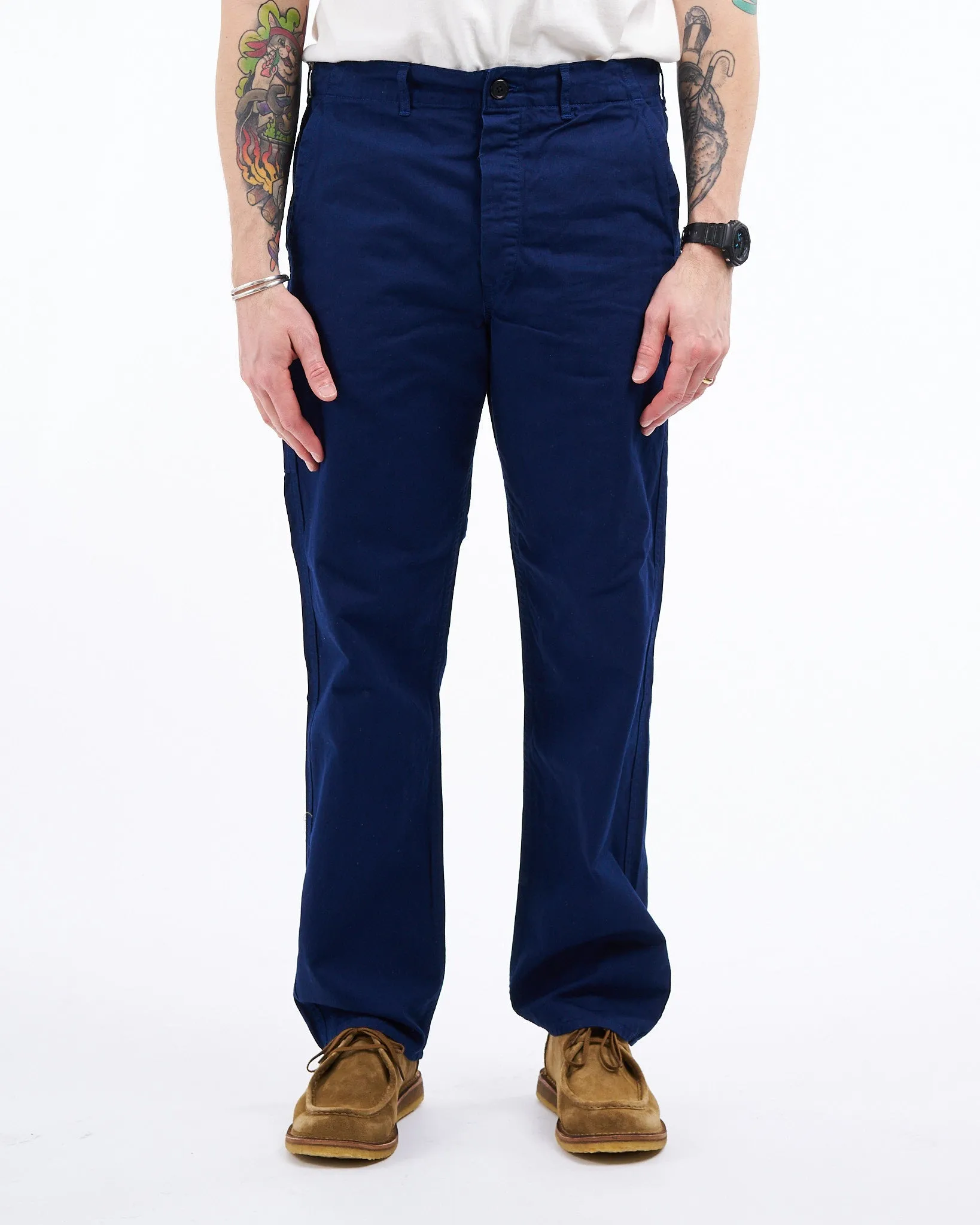 FRENCH WORK PANTS BLUE