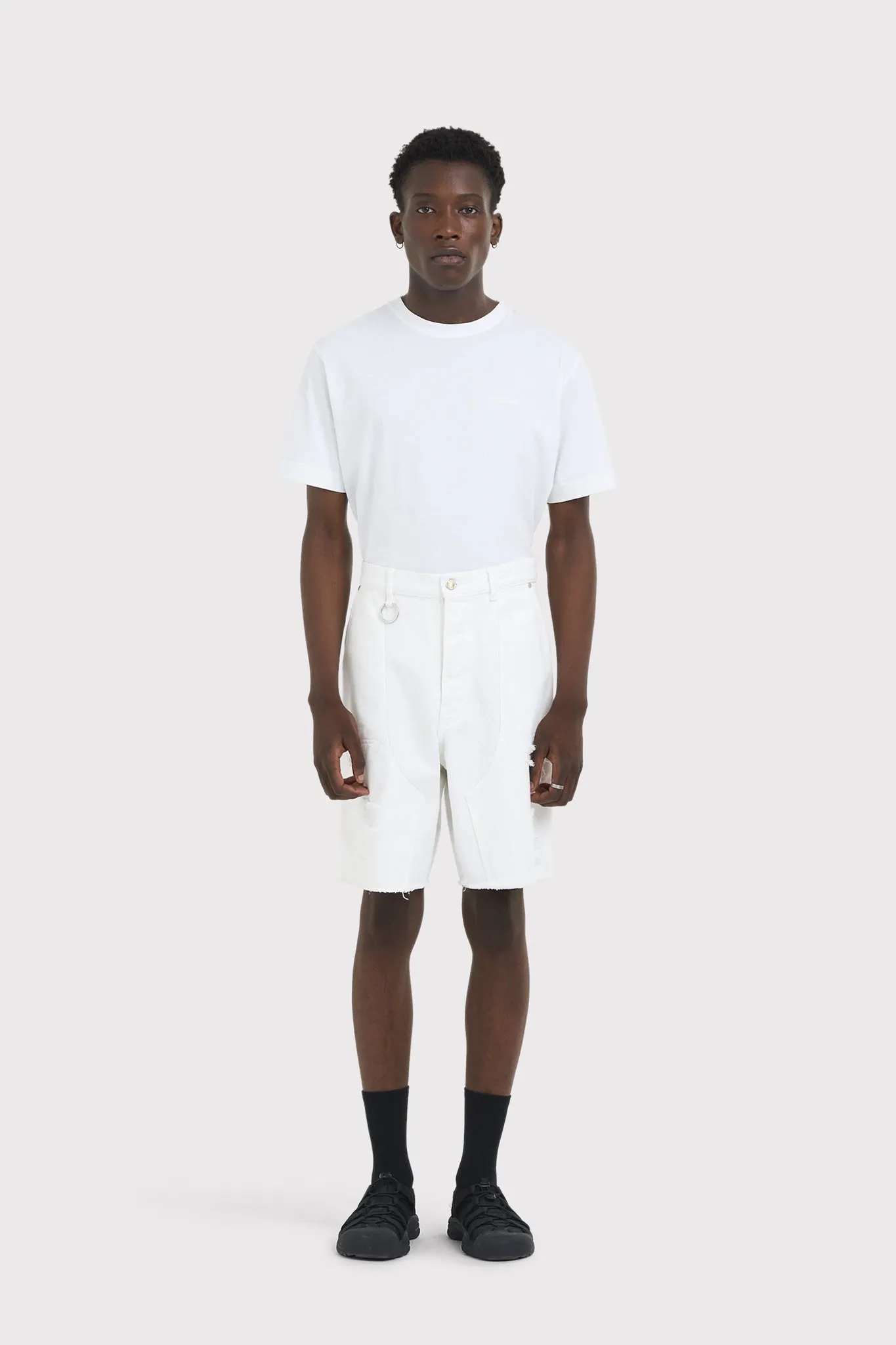 FRICHE SHORTS DENIM WHITE