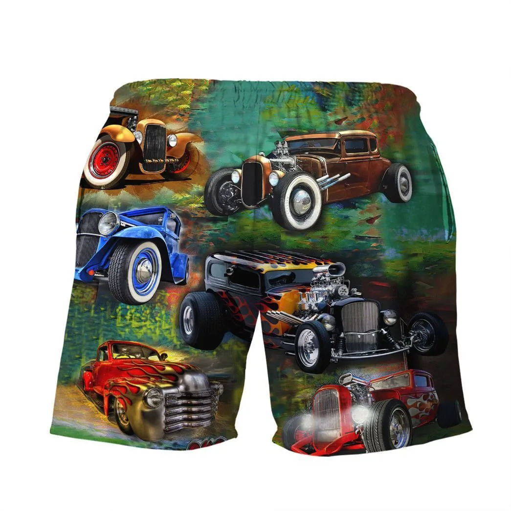 Gearhuman 3D Hot Rod Awesome Hawaii Shirt