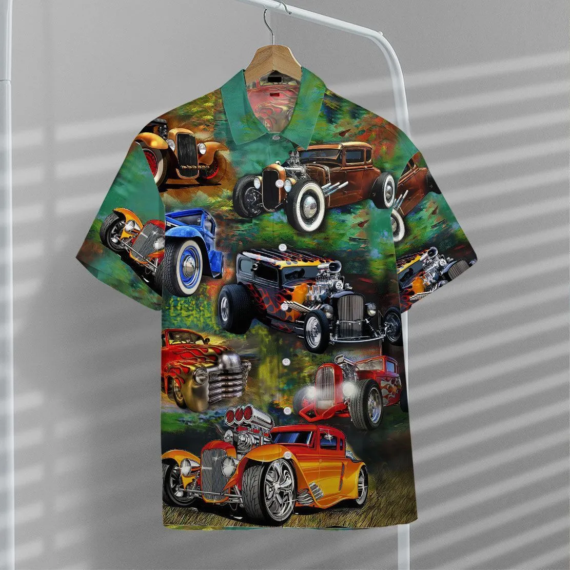 Gearhuman 3D Hot Rod Awesome Hawaii Shirt