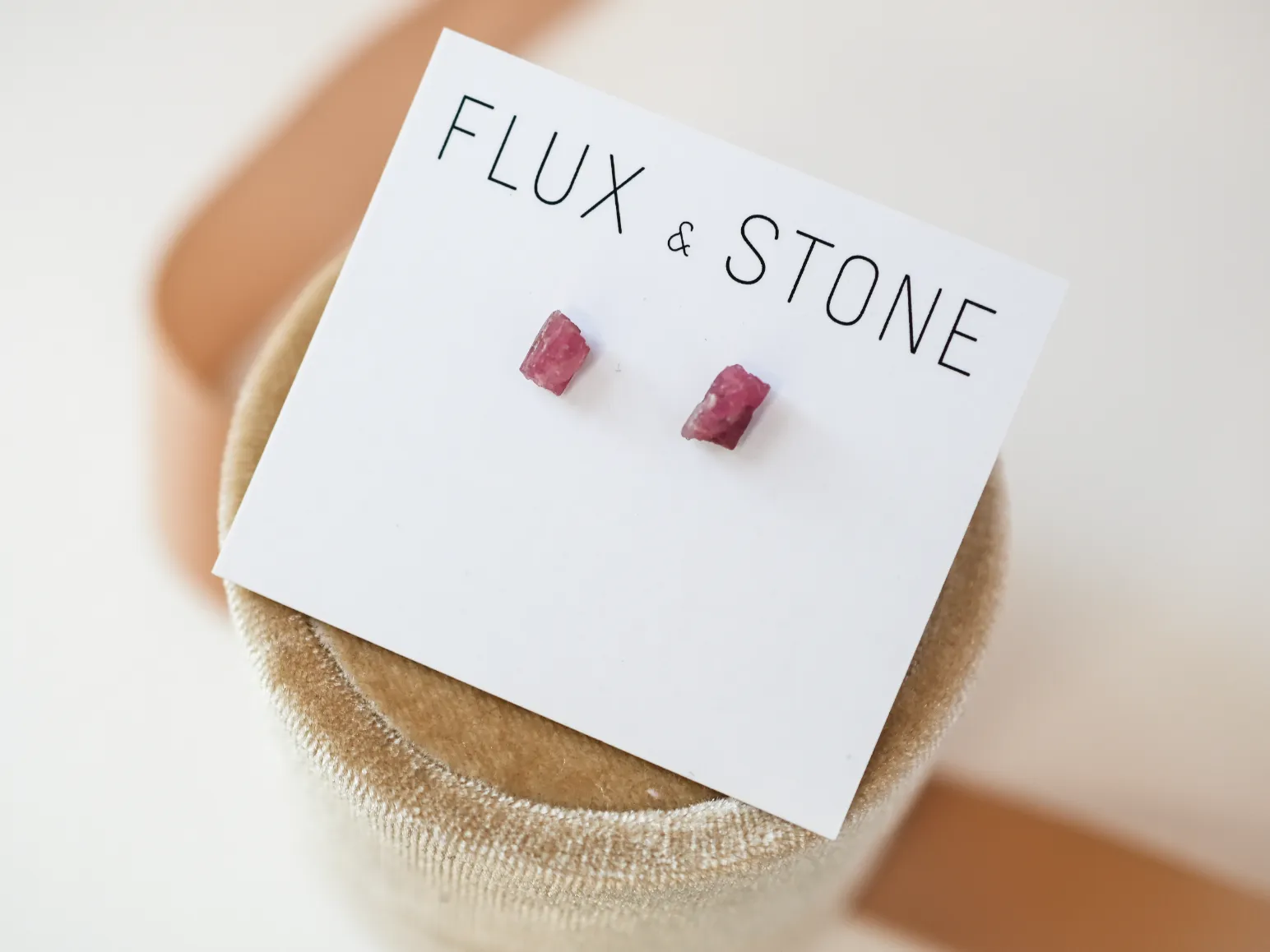 Gemstone Studs - Tourmaline