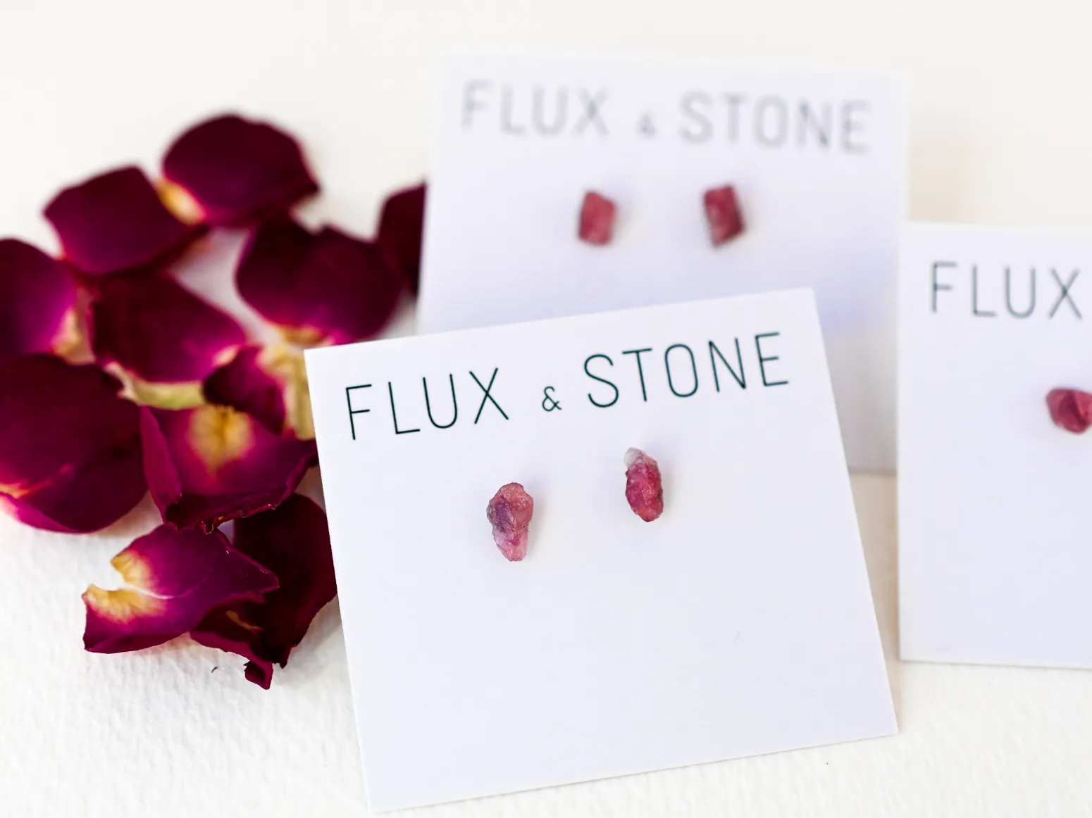 Gemstone Studs - Tourmaline