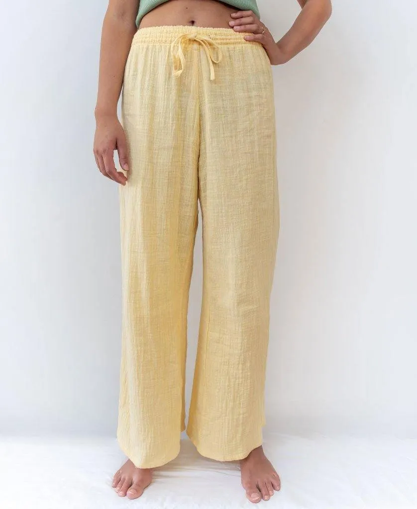 Gia Pant | Bleached Gold