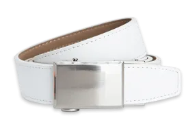 Go-In Shield White, 1 3/8 Strap, Golf Belt