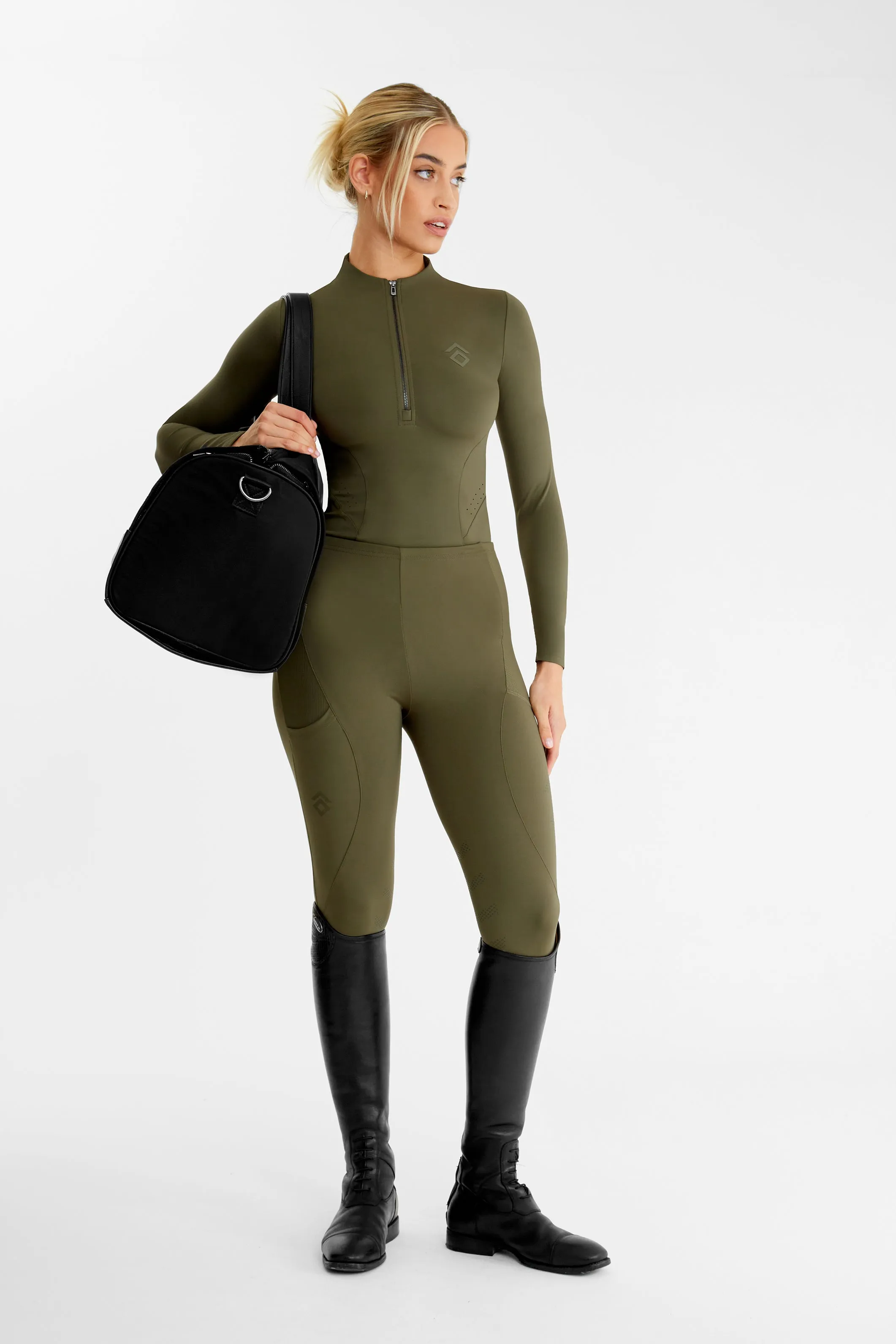 Green Core Leggings Full Seat