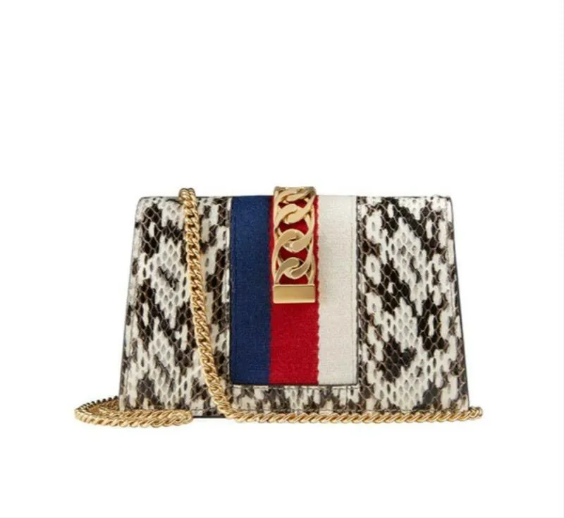 Gucci Sylvie Super Mini Floral-print Snake Wallet On A Chain White Cross Body