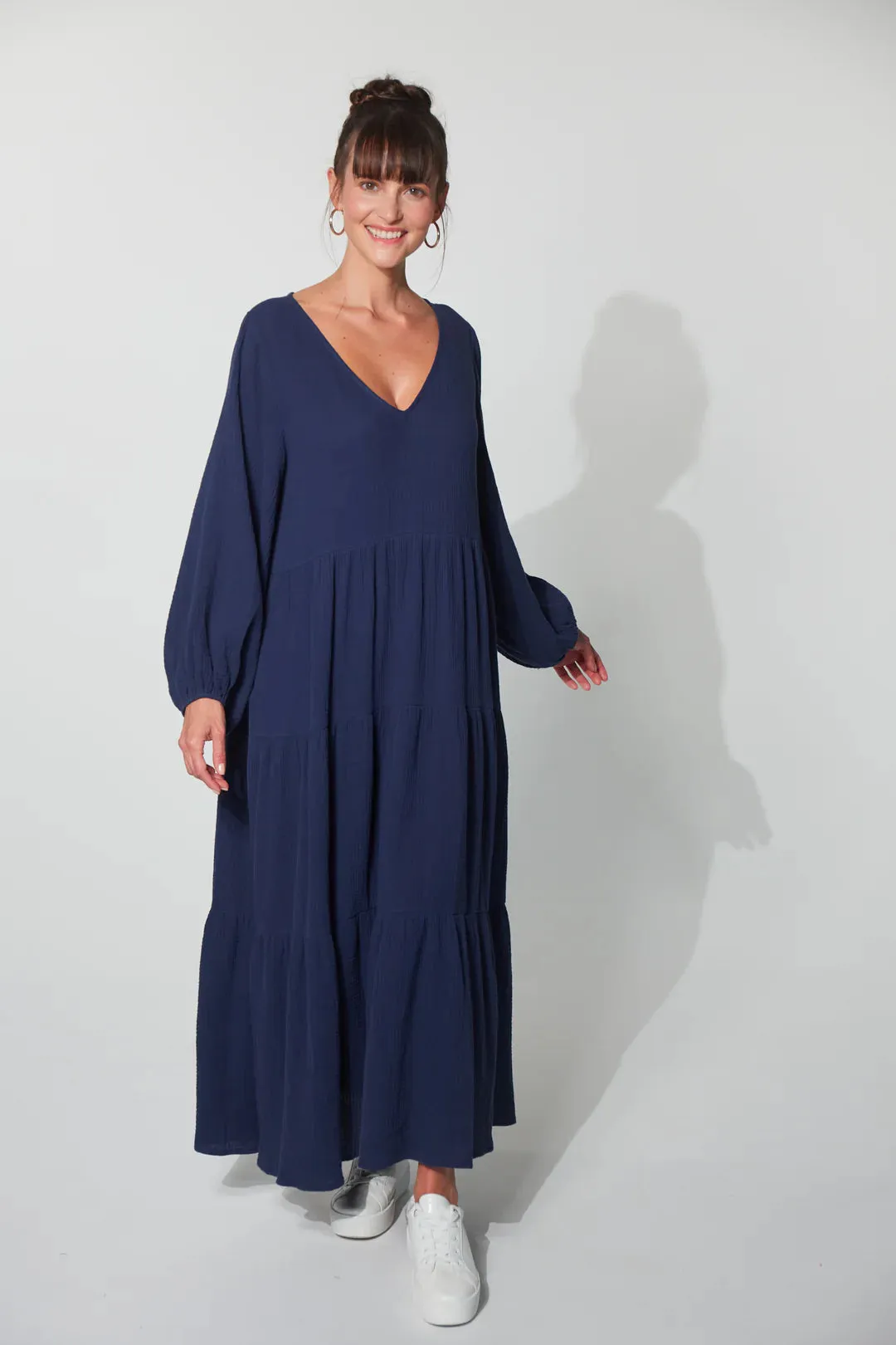 HAVEN Skye Maxi Dress MIDNIGHT